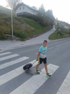 Akcija za varno pot v šolo in nazaj (8)